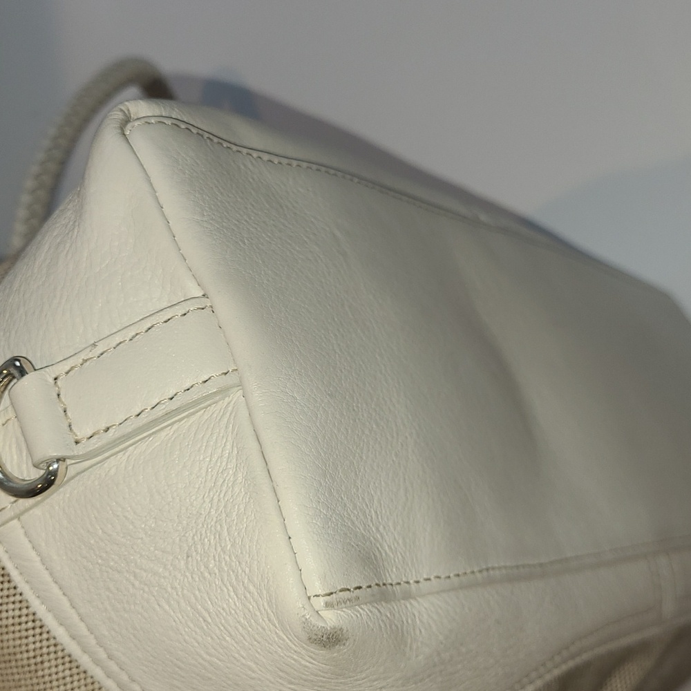 Brighton Sanibel Canvas & Leather Two Way Carry - Picture 7 of 11